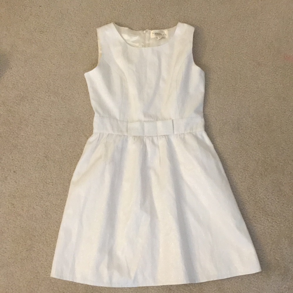 {Francesca's} gold-flecked dress